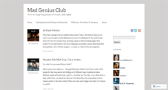 Desktop Screenshot of madgeniusclub.com