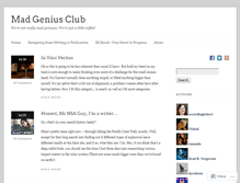 Tablet Screenshot of madgeniusclub.com